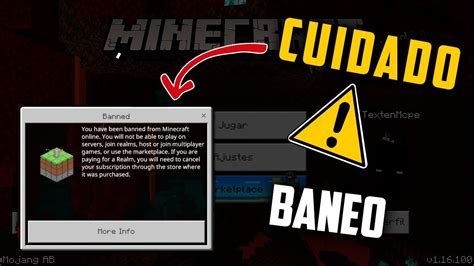 Puedes Ser BANEADO Para SIEMPRE En Minecraft PE Bedrock YouTube