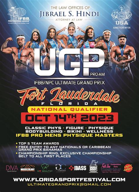 2023 Ifbb Professional League Ultimate Grand Prix Pro Mens Physique