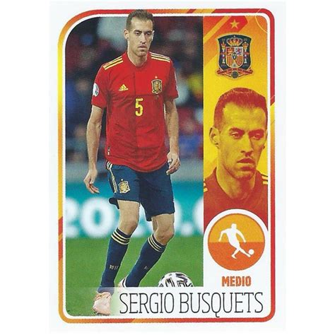 Soccer Trading Cards Sergio Busquets Doble Foto Álbum De La Selección