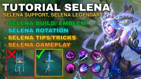 Selena Tutorial 2022 Selena Item Build And Emblem Sets Tips And