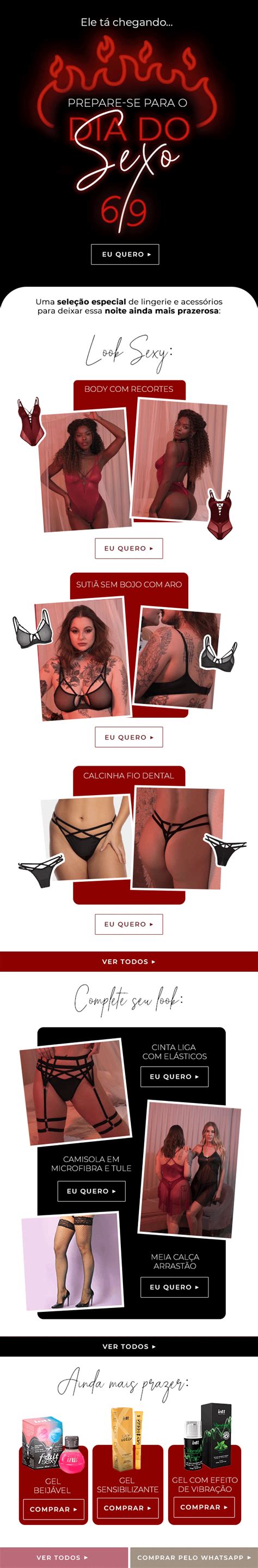 Compilado De Newsletter Liebe Lingerie On Behance