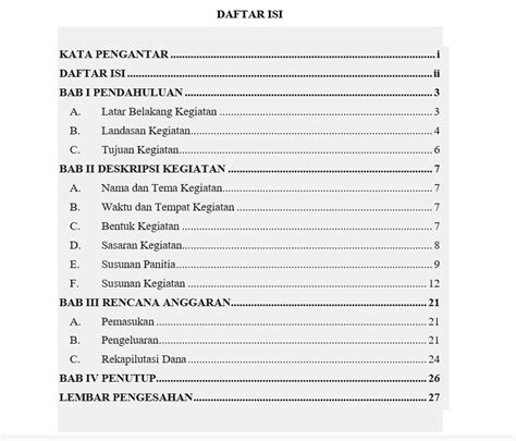 Jasa Pembuatan Daftar Isi Daftar Tabel Dan Daftar Gambar Di Microsoft Word