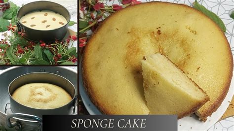 Vanilla Sponge Cake Without Oven Simple And Easy Cake Recipe Cakes