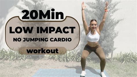 20 Minutes Low Impact No Jumping Cardio Fullbody Workout Cardio