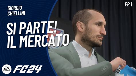 CHIELLINI SI RITIRA CARRIERA ALLENATORE REALISTICA EA FC 24 YouTube