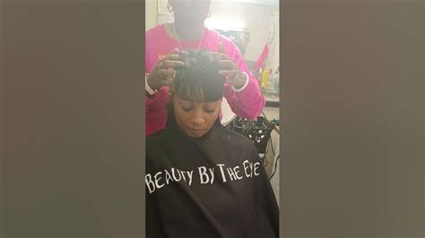 Short Cut Quick Weave Mullet Trending Youtube