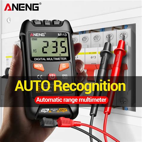 Aneng M Inteligent Mini Multimeter Digital Counts Ac Dc Voltage