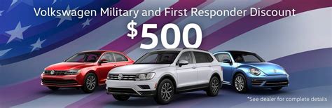 Vw Military And First Responder Program Carter Volkswagen Ballard