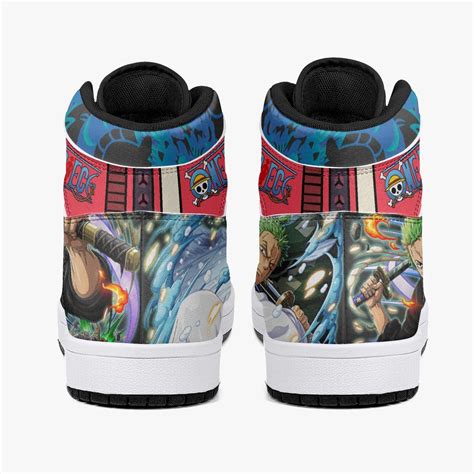 Roronoa Zoro Wano One Piece Mid 1 Basketball Shoes AnimeBape