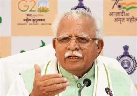 Haryana Cm Stresses Discipline In Good Governance