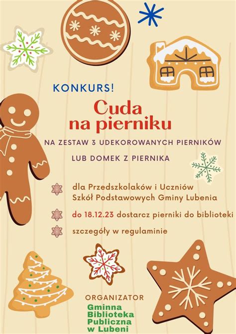 Konkurs Gminna Biblioteka Publiczna W Lubeni