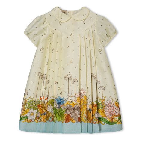 Gucci Gucci Floral Dress In34 Kids Multi 9183 Flannels