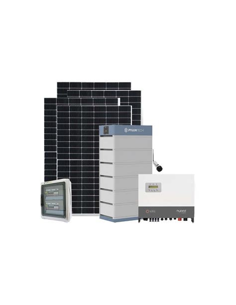 Off Grid Photovoltaic Kit 14940w Solis Inverter 10kw Lithium Pylontech