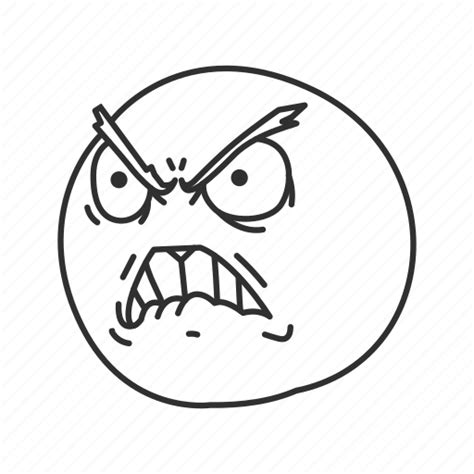 Angry, angry face, emotion, funny, fuuuu, irritated, meme icon