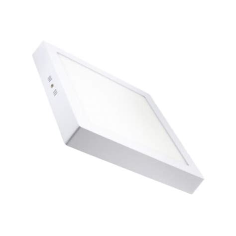 Panel Led Cuadrado De Adosar W Luz C Lida Serlux