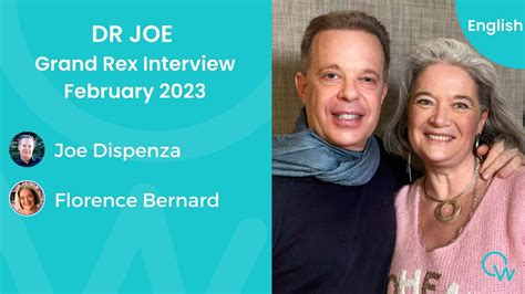 Joe Dispenza - Interview by Florence - Paris Grand Rex 2023 - English # ...