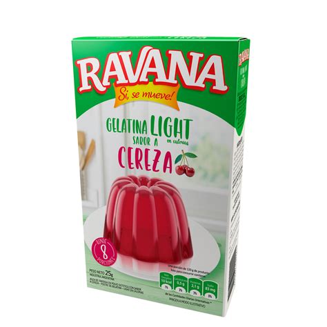 Gelatina Ravana Cereza Diet 25 G Carrefour