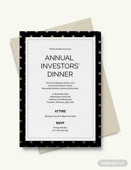 Free Sample Business Invitation Templates In Pdf Psd Eps Ms