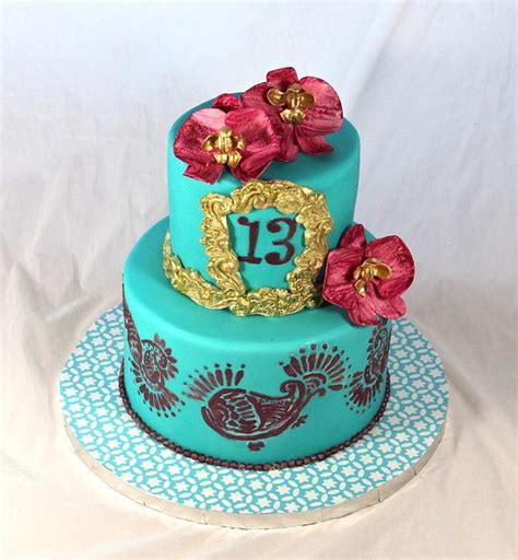 13th birthday cake - Decorated Cake by soods - CakesDecor