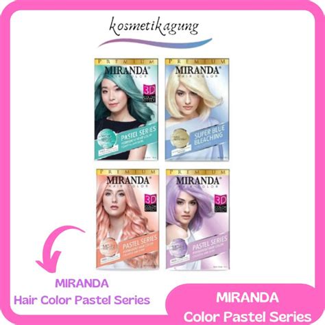 Jual Miranda Hair Color Pastel Series Semir Rambut Warna Pastel