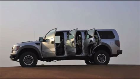 Video Find: Ford F-150 Raptor 6-Door SUV From United Arab Emirates