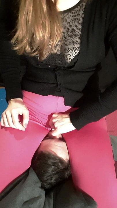 Facesitting Session In Pink Leggings BDSM Porn Feat Goddess XHamster