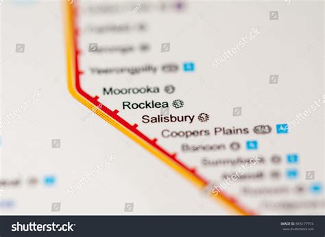 Rocklea Station Brisbane Metro Map Stock Photo 665177974 Shutterstock