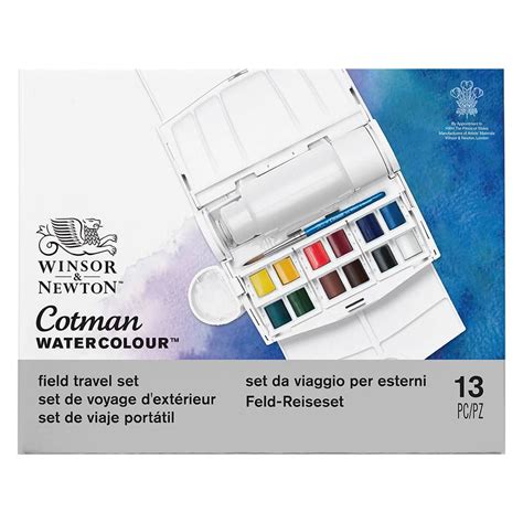 Winsor Newton Cotman Watercolors Field Painting Plus Set Of 12 Half