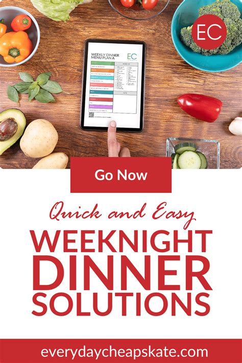 quick easy dinners simple solutions  busy weeknights everyday