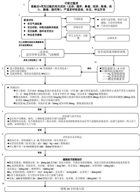 过敏性休克流程图word文档免费下载亿佰文档网