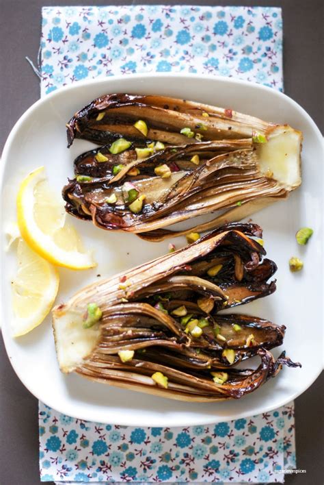 Grilled Radicchio With Lemon And Pistachios Sugarlovespices