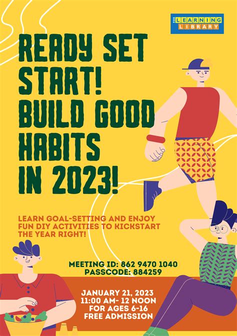 Ready Set Start Build Good Habits In 2023 — The Learning Library