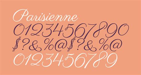 Parisienne Free Font What Font Is