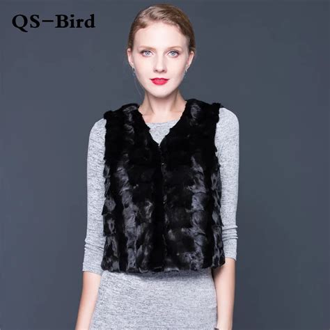 2018 New Solid Real Mink Fur Vest Winter Waistcoat Women Fur Vest With