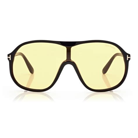 Tom Ford - Drew Sunglasses - Pilot Sunglasses - Shiny Black Brown - FT0964 - Sunglasses - Tom ...