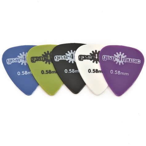 Nylon Guitar Picks By Gear4music Pack Of 12 058mm At Gear4music