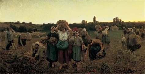 The Recall Of The Gleaners Jules Breton