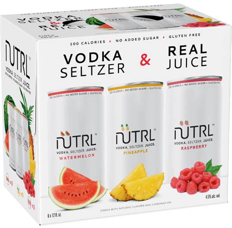 Nütrl Canned Vodka Seltzer Beverage Dynamics