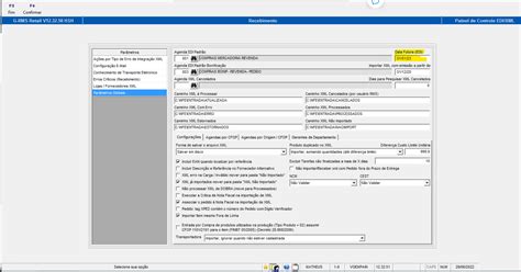 Rms Rec Como Importar Xml De Cte Para A Data Futura No Recebimento