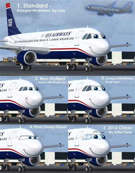 Living A320 In 5 Different Facial Styles By A320theairliner On Deviantart