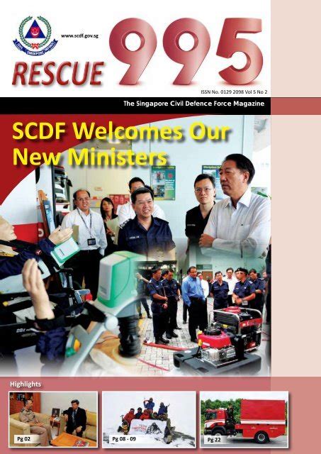 SCDF Welcomes Our New Ministers - Singapore Civil Defence Force