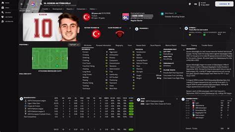 FM23 Kerem Aktürkoğlu - Football Manager 2023