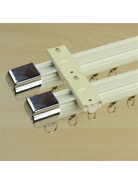 CHR7422 Ceiling Wall Mount Custom Double Curtain Track Set