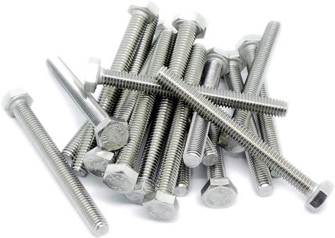 M Mm X Mm Hex Bolt Fully Threaded Setscrew Steel Pack Of