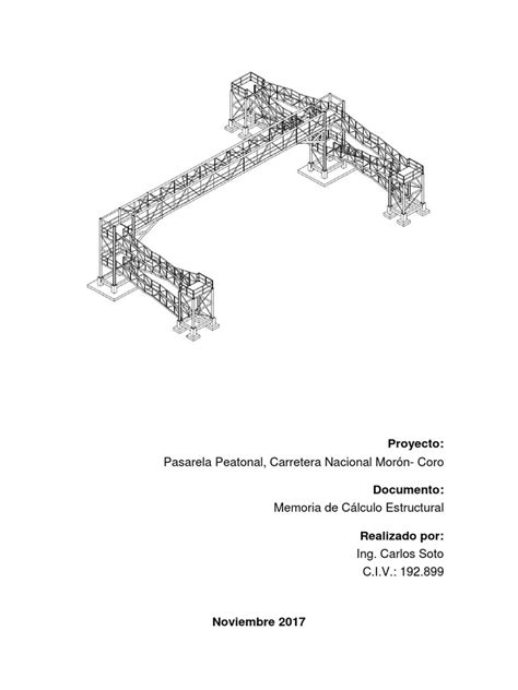 Memoria De Calculo Estructural Pdf Acero Herida