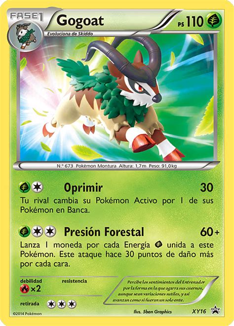 Gogoat XY16 XY Cartas Promocionales Pokémon Paraíso