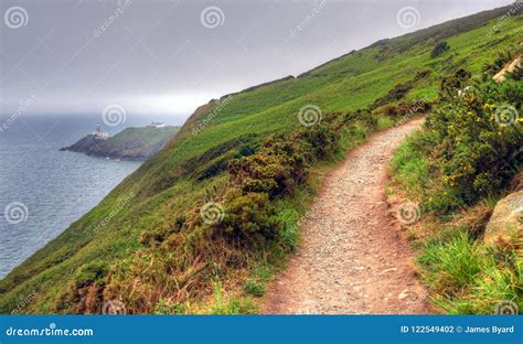 Howth Cliff Walk Outside of Dublin, Ireland Stock Photo - Image of ...