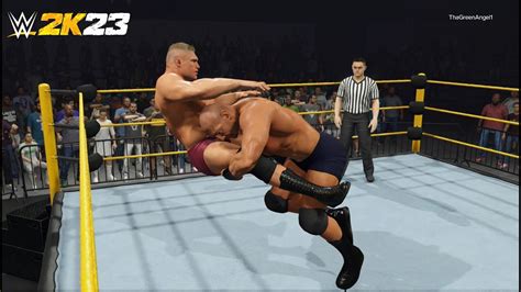 Wwe 2k23 Leviathan Batista Vs Brock Lesnar Youtube