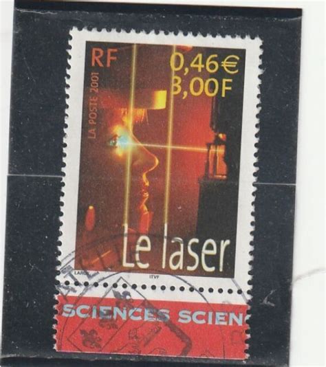 Le siècle au fil du timbre Sciences Le laser YT N 3424 2001