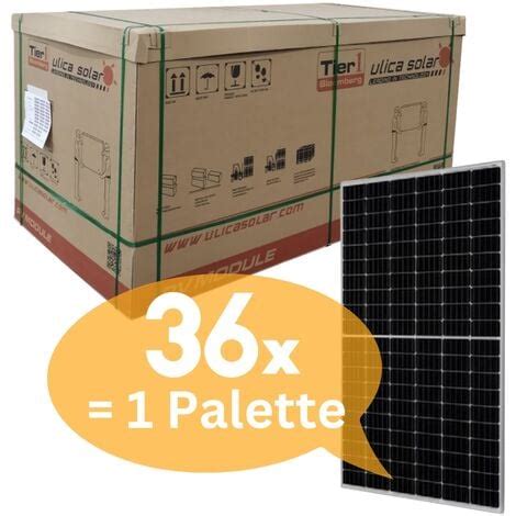 Palette Stk Ulica Solar Pv Solarmodule Mono Half Cut Ul M Hv